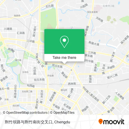 荆竹坝路与荆竹南街交叉口 map