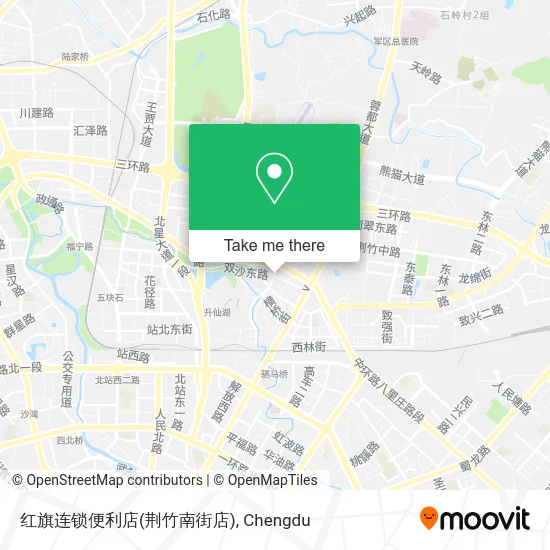 红旗连锁便利店(荆竹南街店) map