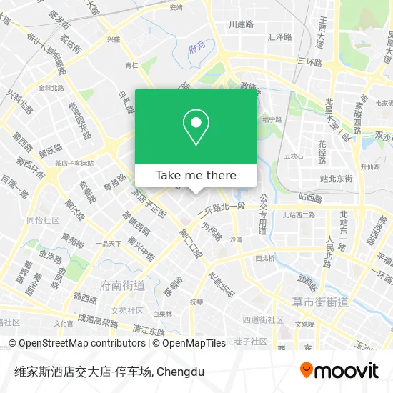 维家斯酒店交大店-停车场 map
