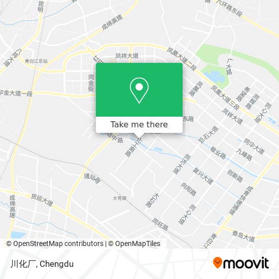 川化厂 map
