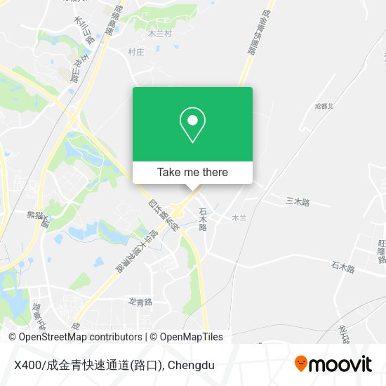 X400/成金青快速通道(路口) map