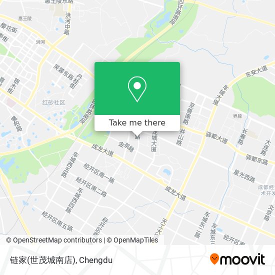 链家(世茂城南店) map