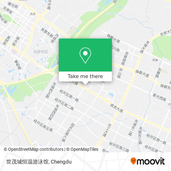 世茂城恒温游泳馆 map