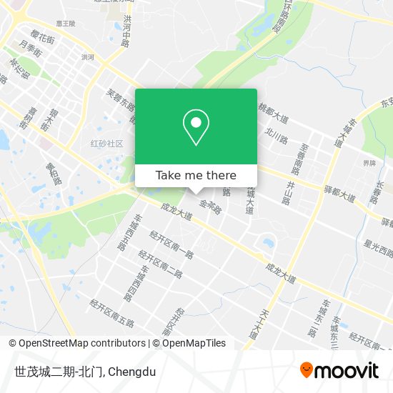 世茂城二期-北门 map