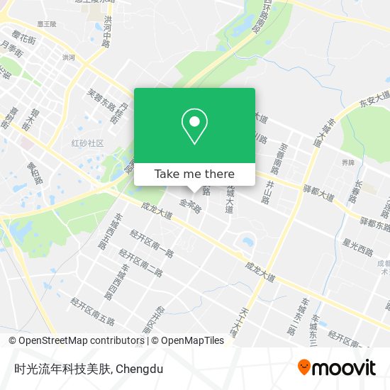 时光流年科技美肤 map