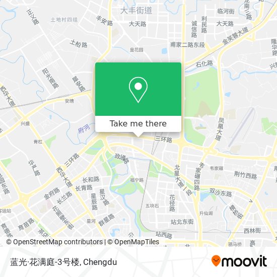 蓝光·花满庭-3号楼 map