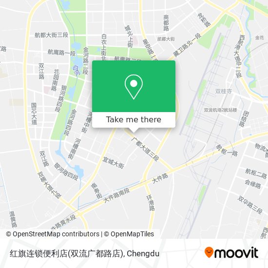 红旗连锁便利店(双流广都路店) map