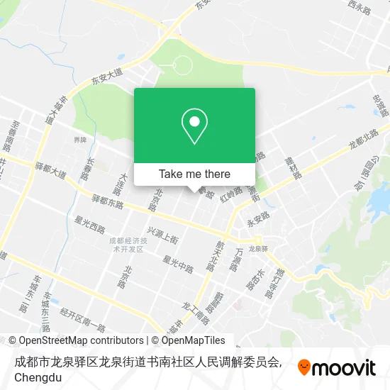 成都市龙泉驿区龙泉街道书南社区人民调解委员会 map