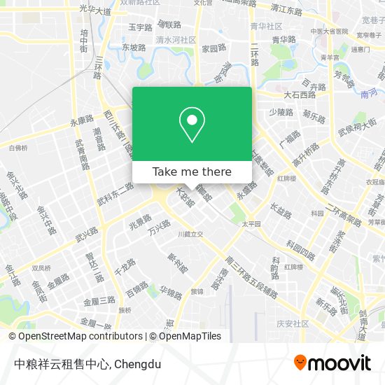 中粮祥云租售中心 map