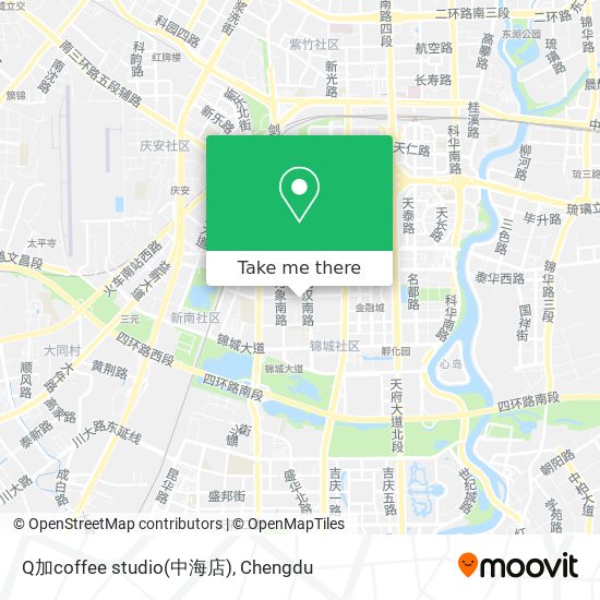 Q加coffee studio(中海店) map