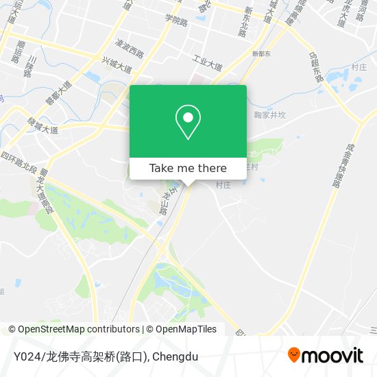 Y024/龙佛寺高架桥(路口) map
