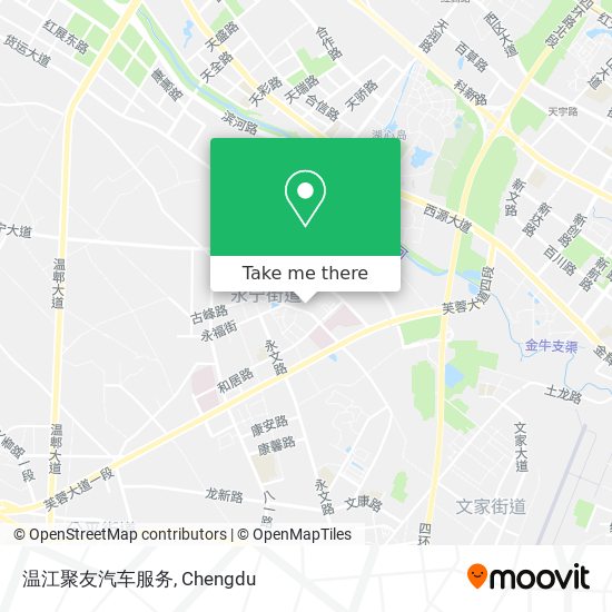 温江聚友汽车服务 map