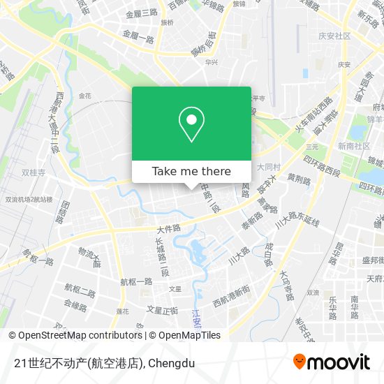 21世纪不动产(航空港店) map