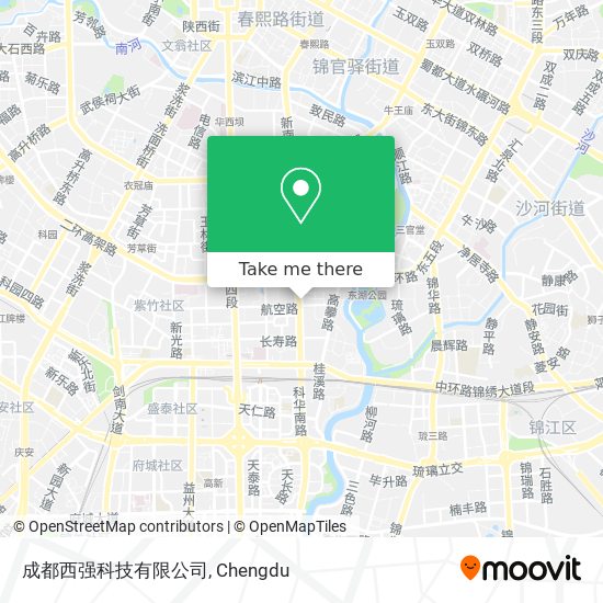 成都西强科技有限公司 map