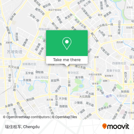 瑞佳租车 map