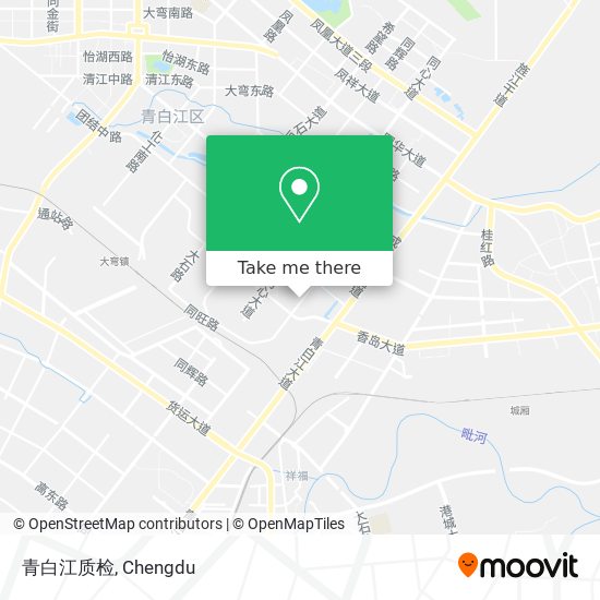 青白江质检 map