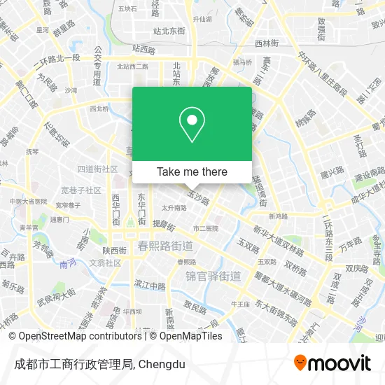 成都市工商行政管理局 map