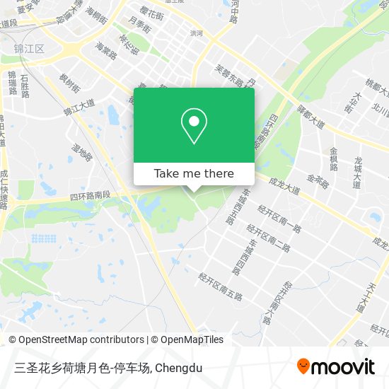 三圣花乡荷塘月色-停车场 map