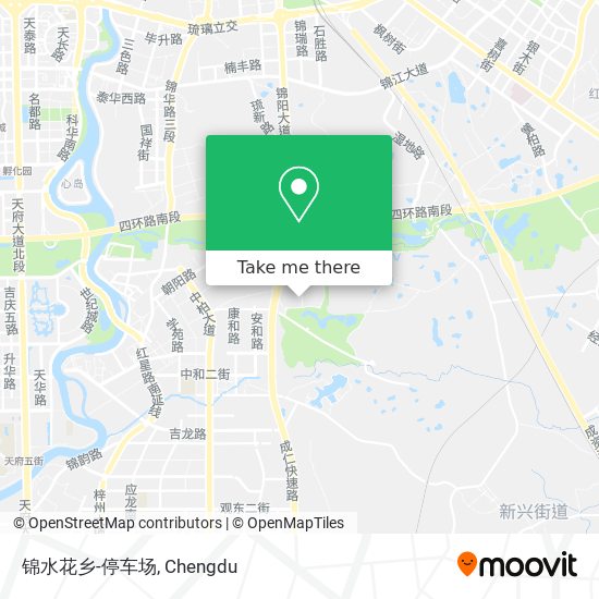 锦水花乡-停车场 map
