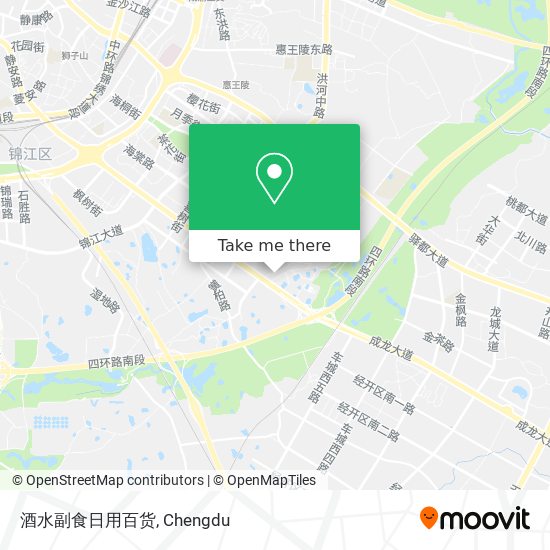 酒水副食日用百货 map
