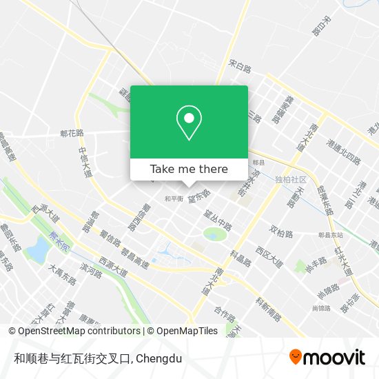 和顺巷与红瓦街交叉口 map