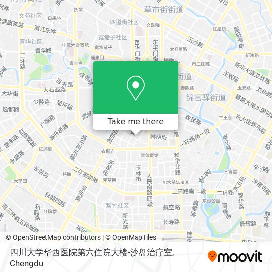 四川大学华西医院第六住院大楼-沙盘治疗室 map