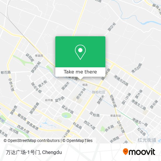 万达广场-1号门 map