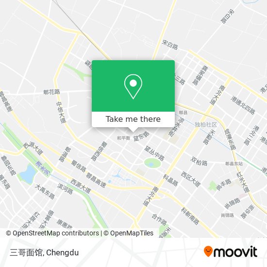 三哥面馆 map