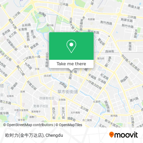 欧时力(金牛万达店) map