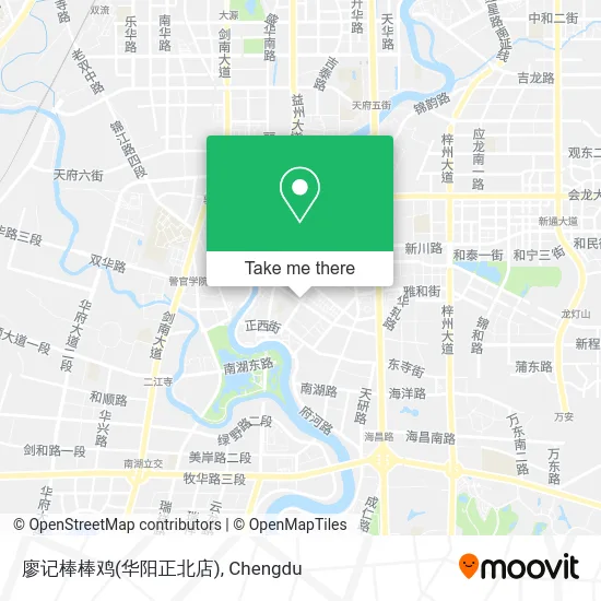 廖记棒棒鸡(华阳正北店) map