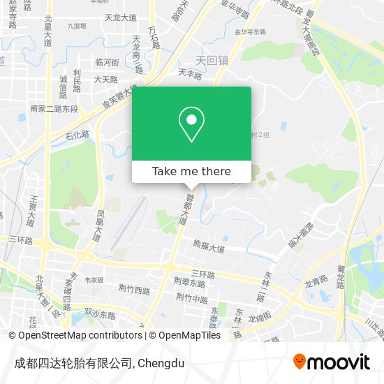 成都四达轮胎有限公司 map