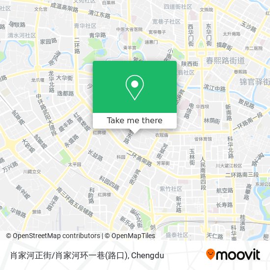 肖家河正街/肖家河环一巷(路口) map