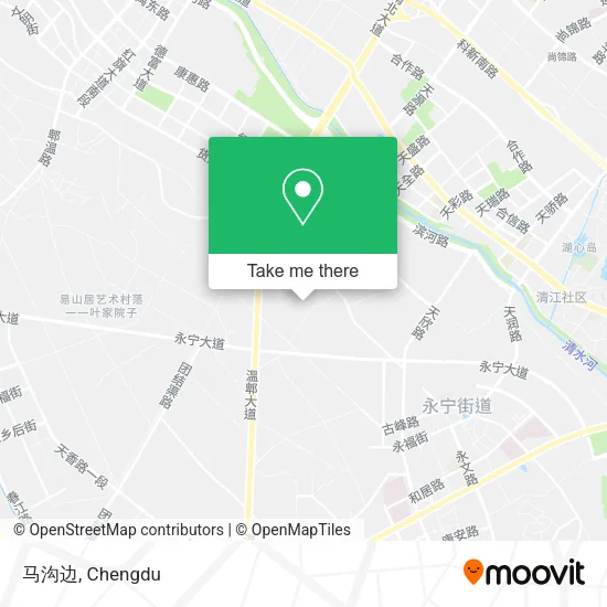 马沟边 map