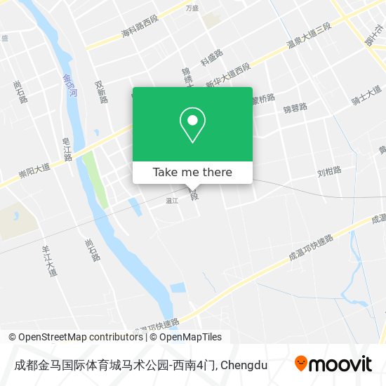 成都金马国际体育城马术公园-西南4门 map