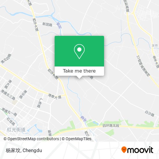 杨家坟 map