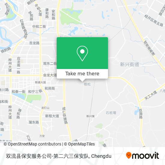 双流县保安服务公司-第二六三保安队 map