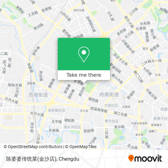 陈婆婆传统菜(金沙店) map