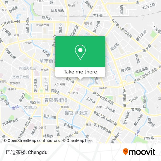 巴适茶楼 map