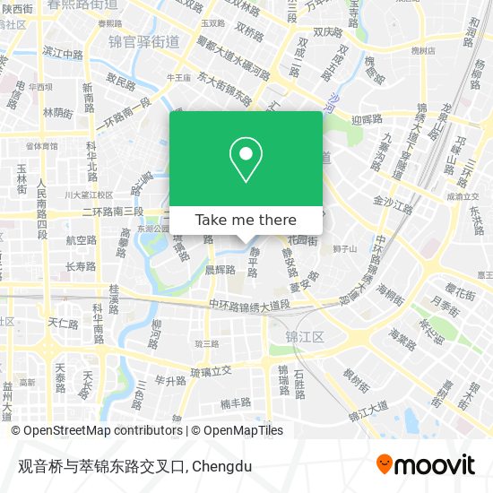 观音桥与萃锦东路交叉口 map
