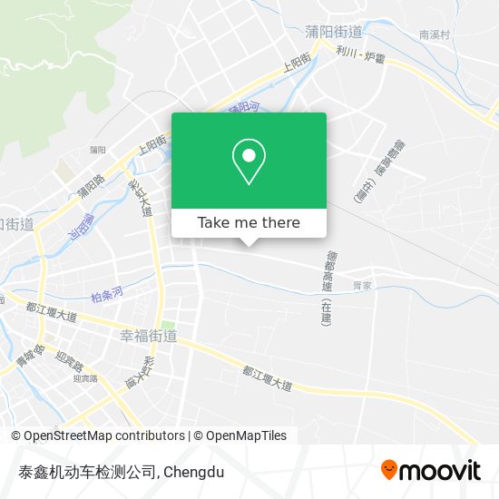 泰鑫机动车检测公司 map