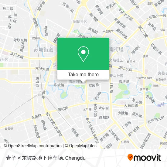 青羊区东坡路地下停车场 map