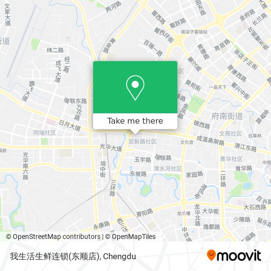 我生活生鲜连锁(东顺店) map