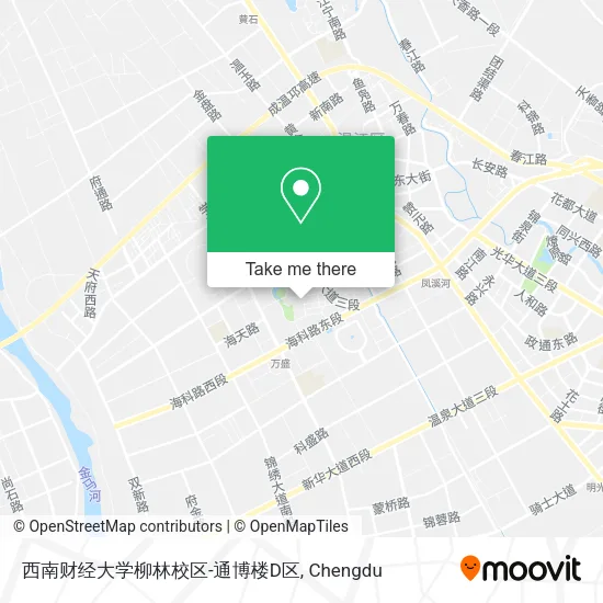西南财经大学柳林校区-通博楼D区 map