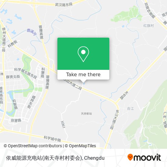 依威能源充电站(南天寺村村委会) map