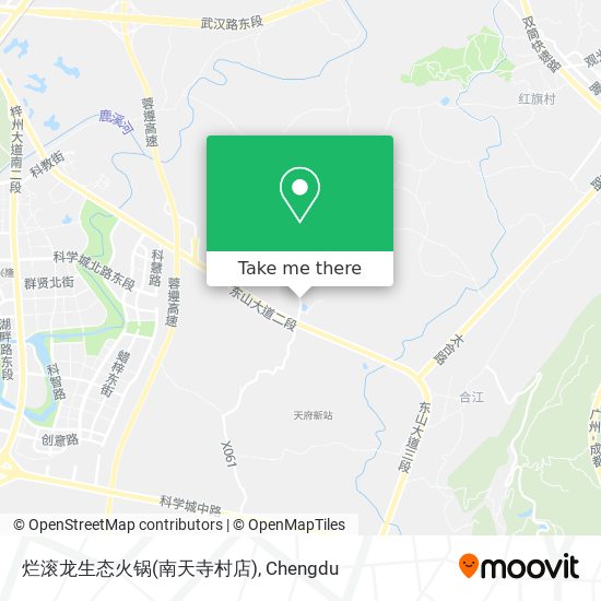 烂滚龙生态火锅(南天寺村店) map