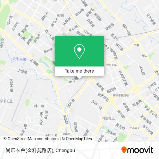 尚层衣舍(金科苑路店) map