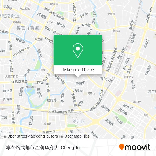 净衣馆成都市金润华府店 map