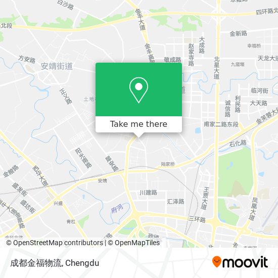 成都金福物流 map