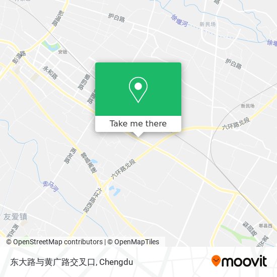 东大路与黄广路交叉口 map