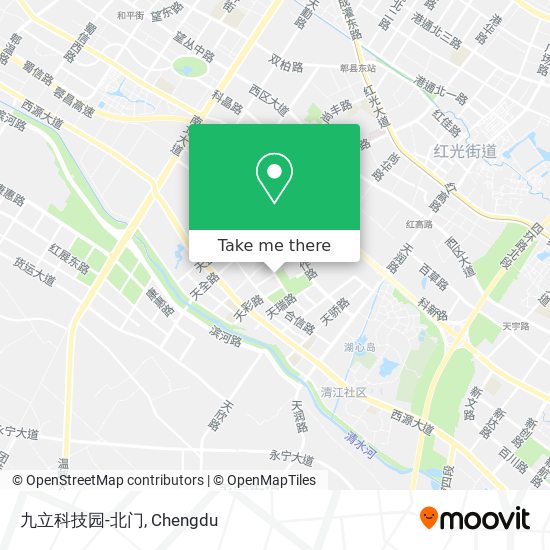 九立科技园-北门 map